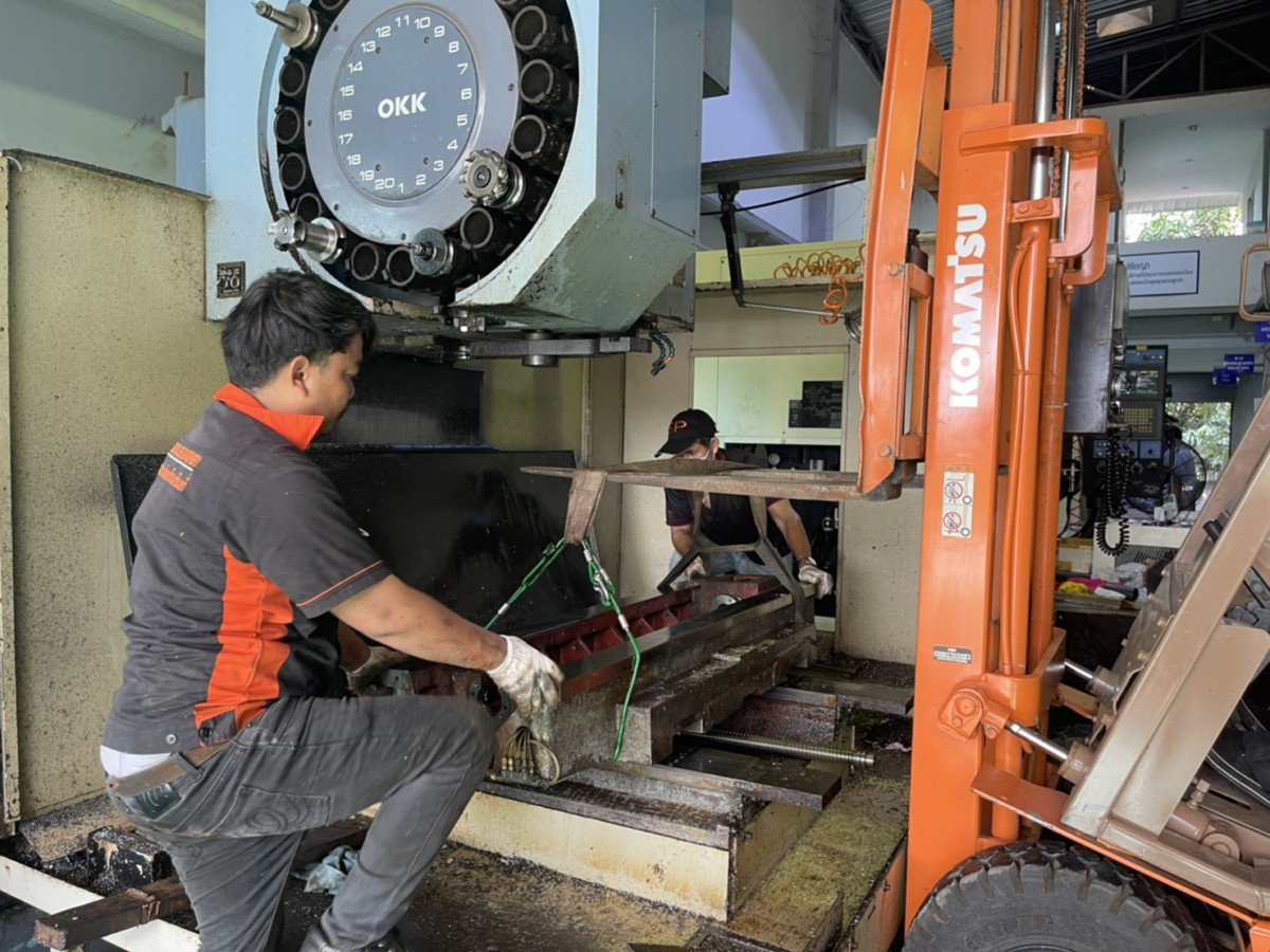 repair ball screw X, Yaxis SP TECHNICAL SERVICE MACHINERY